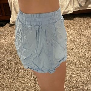 size small light blue flowy shorts